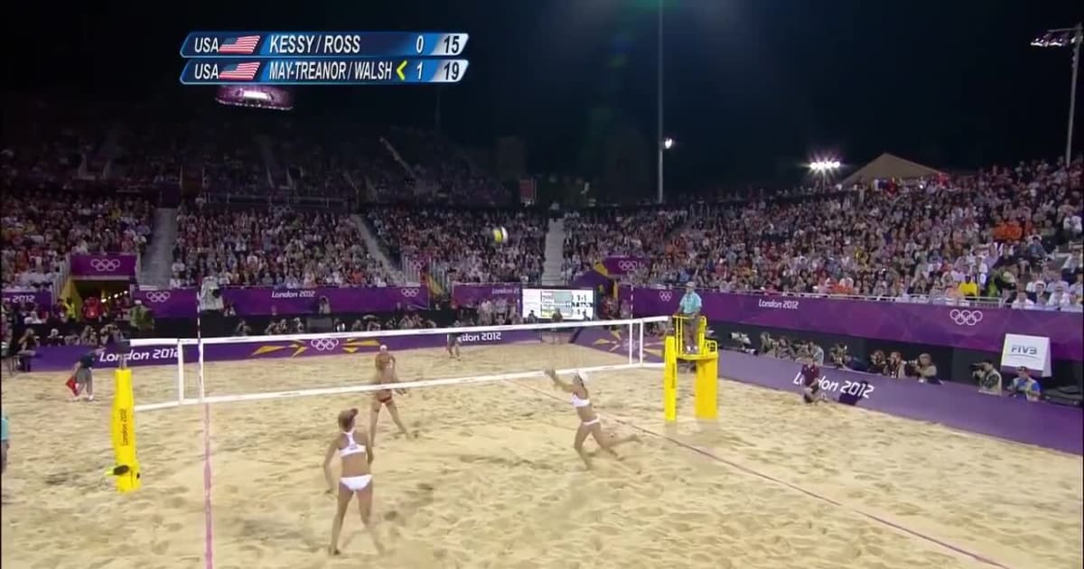 Team USA Kerri Walsh Jennings and Misty MayTreanor Win Their Third